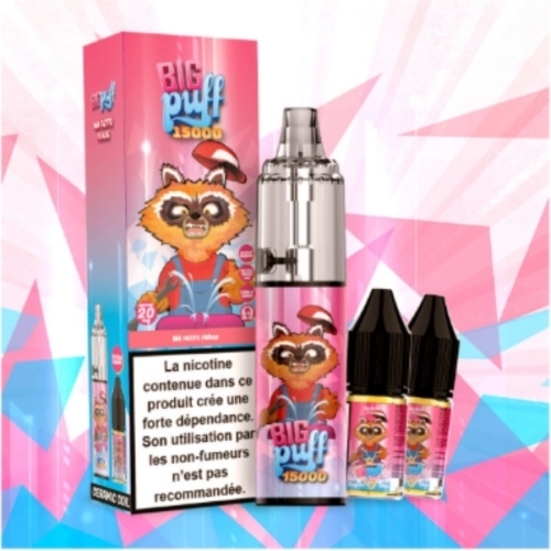 MA PETITE FRAISE Tornado 2% 15000 puffs - Big Puff +2 flacons de 10 ml 