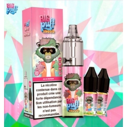 JUS DE PASTEQUE Tornado 2% 15000 puffs - Big Puff +2 flacons de 10 ml 