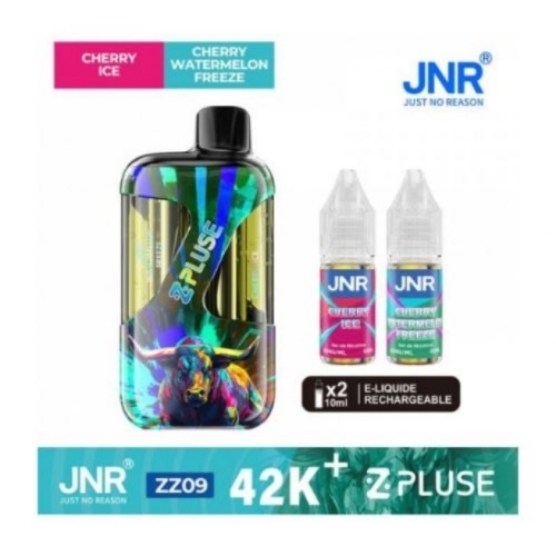 Zpluse 42K - JNR - Arôme : Cherry Ice + Cherry Watermelon Freeze +2 flacons de 10 ml 