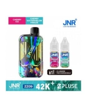 Zpluse 42K - JNR - Arôme : Cherry Ice + Cherry Watermelon Freeze +2 flacons de 10 ml 