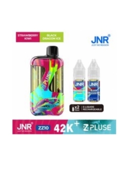 Zpluse 42K - JNR - Arôme : Strawberry Kiwi + Black Dragon Ice +2 flacons de 10 ml 