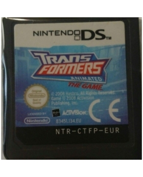 TRANS FORMERS ANIMATED NINTENDO DS LOOSE 