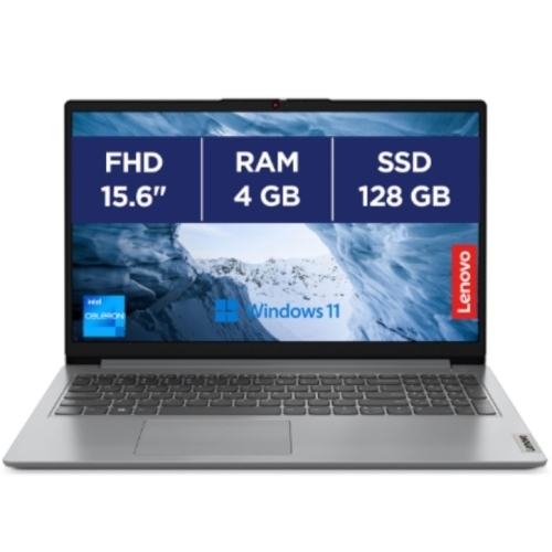 Lenovo IDEAPAD 1 15IJL7 15' DD:128GOSSD RAM:4GO CPU:CELERON(2X1.10GHZ) W11  