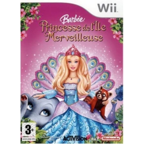 BARBIE PRINCESSE DE L'ILE MERVEILLEUSE WII SANS NOTICE 