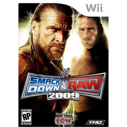 SMACK DOWN VS RAW 2009 WII SANS NOTICE 