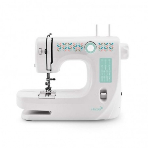 MACHINE A COUDRE HARPEUR MAC3POP BLANC 14 POINTS  ECLAIRAGE LED ET BOITE D'ACCESSOIRES  