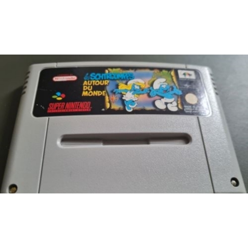 LES SCHTROUMPFS AUTOUR DU MONDE SUPER NINTENDO LOOSE