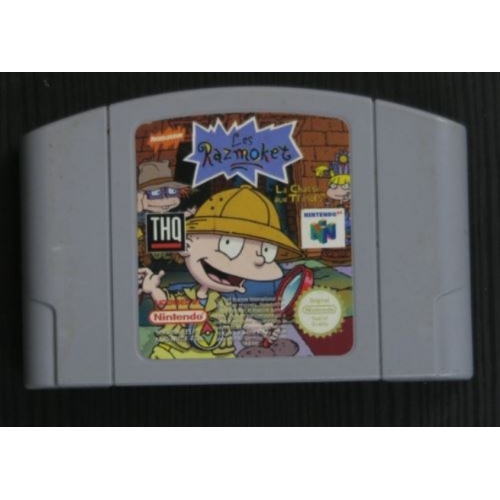 LES RAZMOKET LA CHASSE AUX TRESORS N64 LOOSE