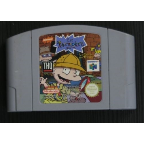 LES RAZMOKET LA CHASSE AUX TRESORS N64 LOOSE