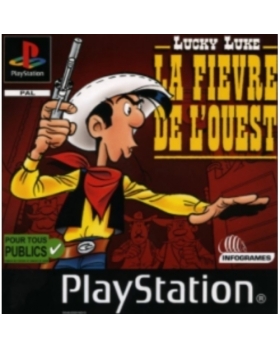 LUCKY LUKE LA FIEVRE DE L'OUEST BEST PS1 AVEC NOTICE
