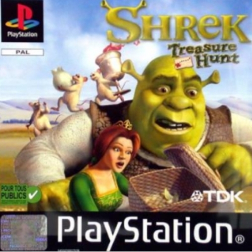 SHREK TREASURE HUNT PS1 AVEC NOTICE
