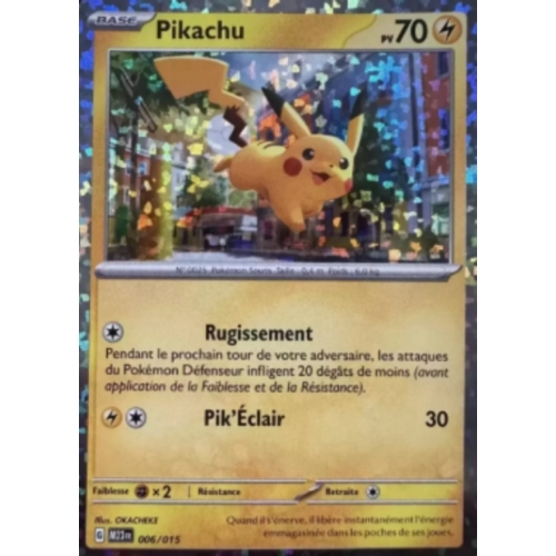 PIKACHU PV 70 006/15