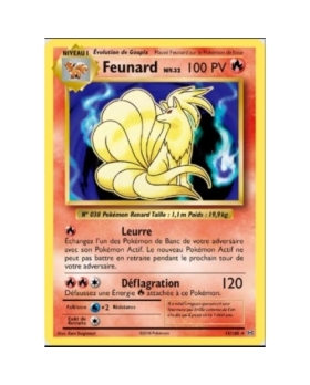 CARTE POKEMON FEUNARD NIV.32 15/108 100PV 