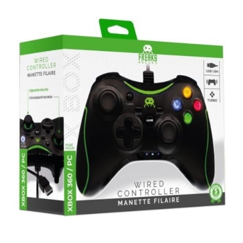 MANETTE FILAIRE XBOX 360 / PC FREAKS & GEEKS