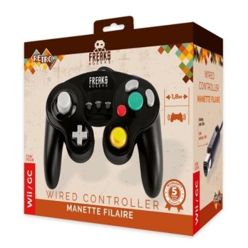 MANETTE NOIRE GAMECUBE / WII  FREEKS & GEEKS