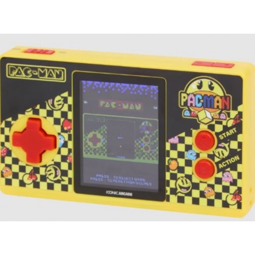Console de jeu Retro PAC-MAN Avec 3 Jeux Inclus a Pile 