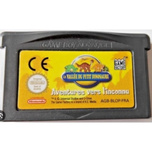 La Vallée Du Petit Dinosaure Aventures Vers L'inconnu Game Boy Advance