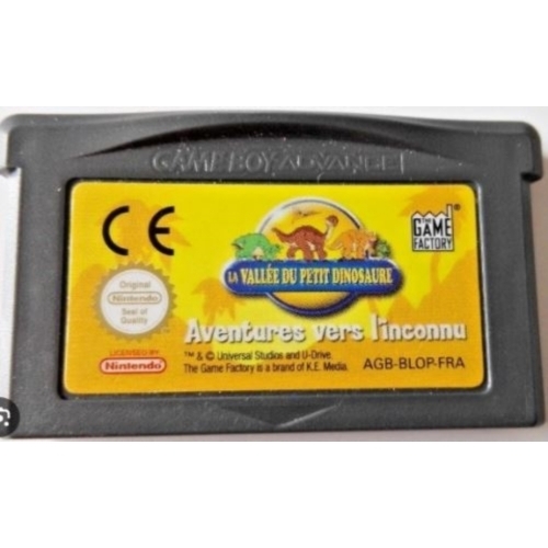 La Vallée Du Petit Dinosaure Aventures Vers L'inconnu Game Boy Advance