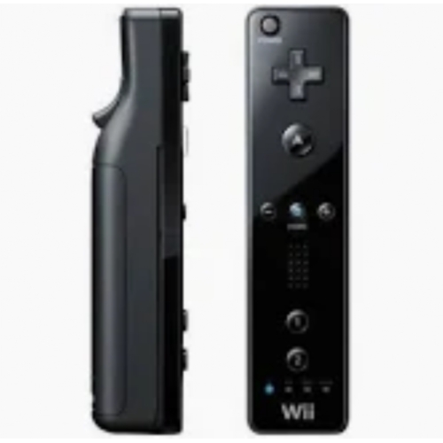WII MOTE NOIR OFFICIELLE AVEC WII MOTIONPLUS 