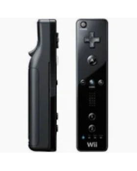 WII MOTE NOIR OFFICIELLE AVEC WII MOTIONPLUS 