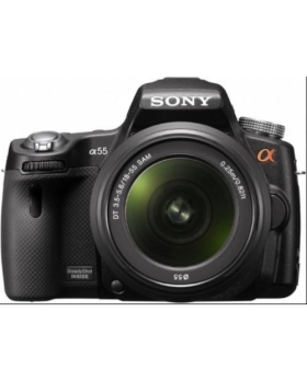 APPAREIL PHOTO NUMERIQUE SONY ALPHA A55 SLT-A55V 16MPX + OBJECTIF:SONY DT 1.8/50 SAM SAL50F18