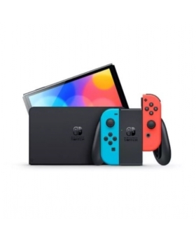 NINTENDO SWITCH OLED  BLEU ET ROUGE JOYCON OFFICIELLE 