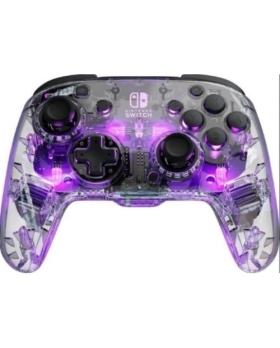 MANETTE SWITCH SANS FIL AFTERGLOW TRANSPARENTE RGB 