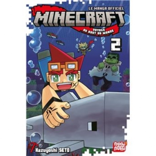 Minecraft, le manga officiel - Voyage au bout du monde T02