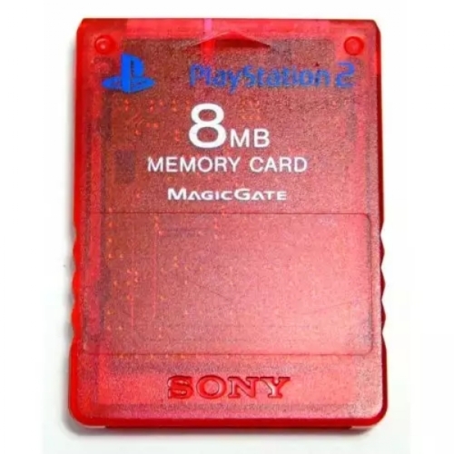 CARTE MEMOIRE PS2 ROUGE OFFICIELLE 8MB