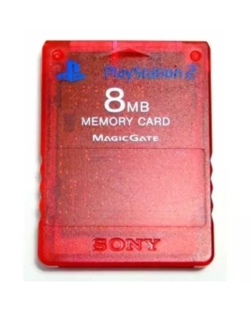 CARTE MEMOIRE PS2 ROUGE OFFICIELLE 8MB