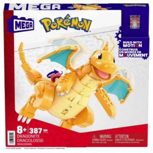 Pokémon jeu de construction Mega Construx Dracolosse 19 cm NEUF