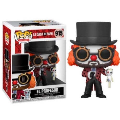 PROFESSOR CLOWN FIGURINE LA CASA DE PAPEL POP 915 