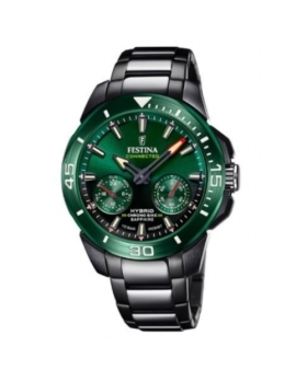 F20646 Montre Connectée Festina Chrono Bike en Acier et PVD Noir