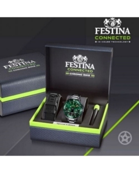 F20646 Montre Connectée Festina Chrono Bike en Acier et PVD Noir