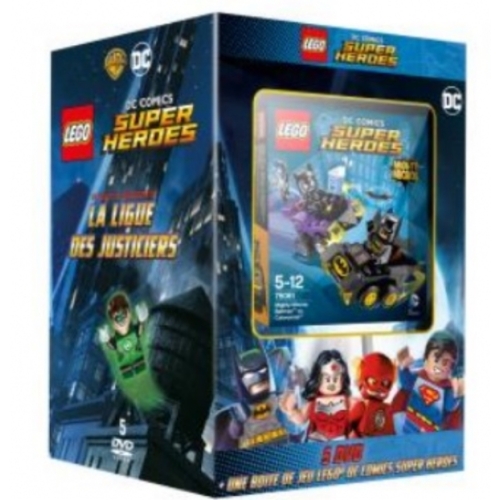 Coffret Lego DC comics 5 films DVD 