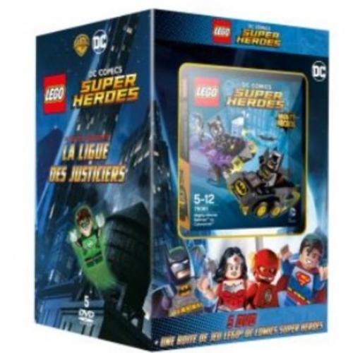Coffret Lego DC comics 5 films DVD 