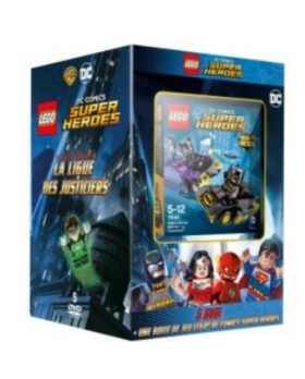 Coffret Lego DC comics 5 films DVD 