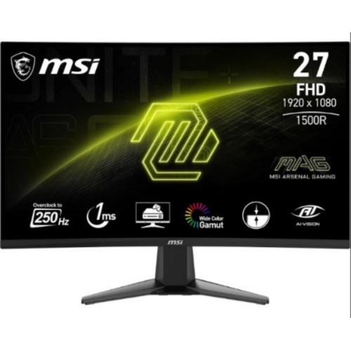 ECRAN MSI INCURVE MAG 27C6X 250HZ 27" 1MS HDMI DP 
