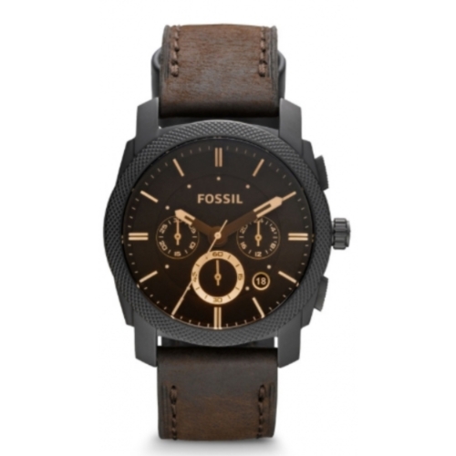  MONTRE HOMME FOSSIL FS4656 BRACELET CUIR MARRON