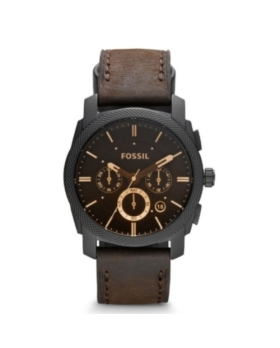 MONTRE HOMME FOSSIL FS4656 BRACELET CUIR MARRON