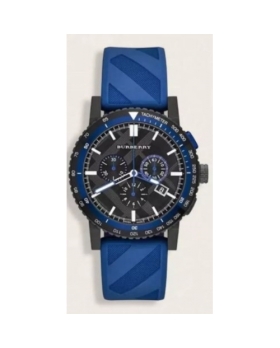 Montre Homme Burberry BU9807 Bracelet Plastique Bleu 