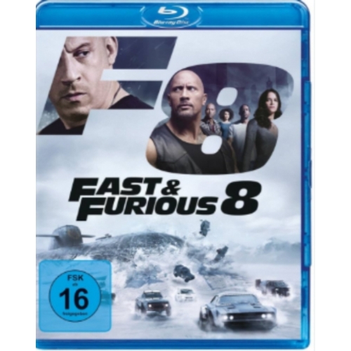 FAST AND FURIOUS 8 BLU-RAY