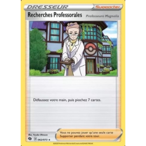 DRESSEUR:RECHERCHES PROFESSORALES 062/073
