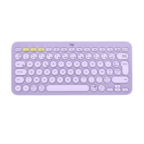 Logitech K380 clavier Bluetooth AZERTY Français Lavande
