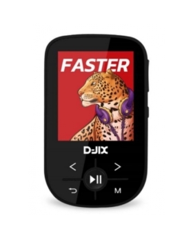 Baladeur MP4 Bluetooth Djix C100 4GO avec clip sport 360° Noir 