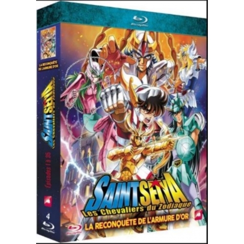 Saint Seiya - Les chevaliers du Zodiaque : La reconquête de l'armure d'or épisodes 1 à 35 Blu-Ray  