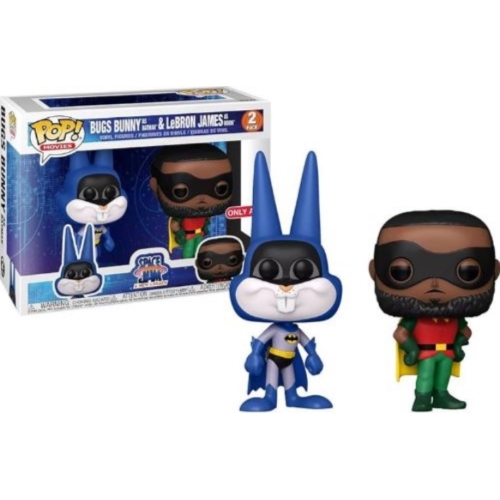 Funko! Pop - 2PK Exclusive Space Jam 2 - Bugs as Batman & Lebron James n°pack 2