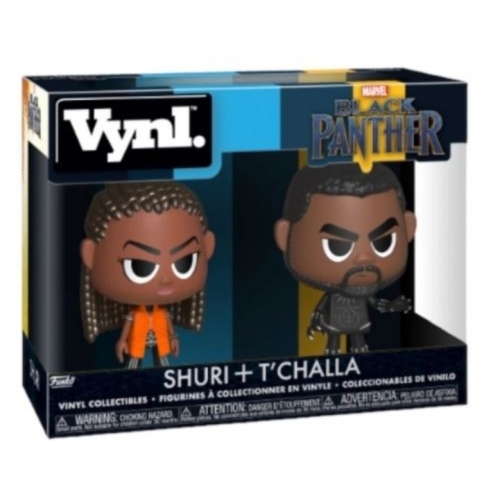 Marvel Figurines FUNKO Pop panthère noire SHURI + T'CHALLA 