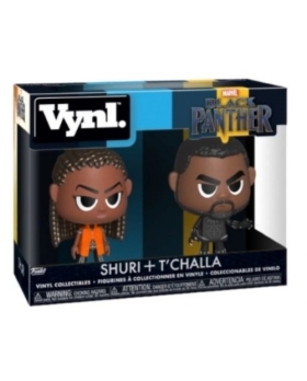 Marvel Figurines FUNKO Pop panthère noire SHURI + T'CHALLA 