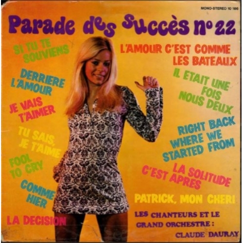 Parade Des Succees n°22 VINYLE 33T 